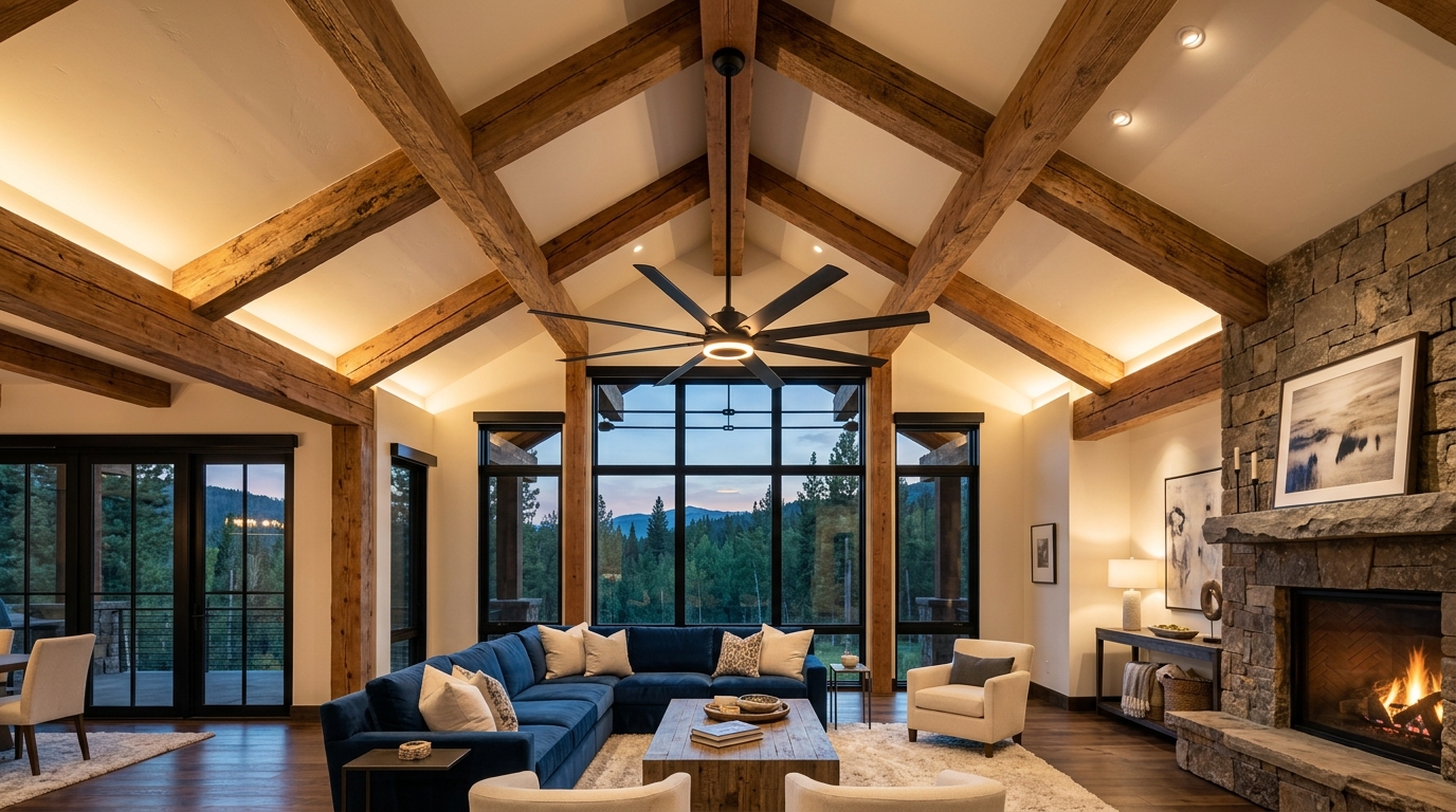 Vaulted Ceiling Fan Structural Mounting